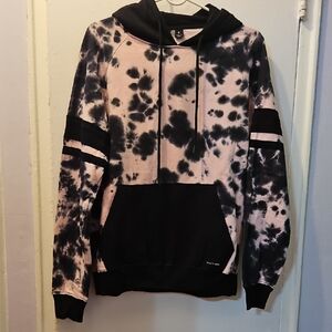 Westy Black and Pink Tie-Dye Hoodie